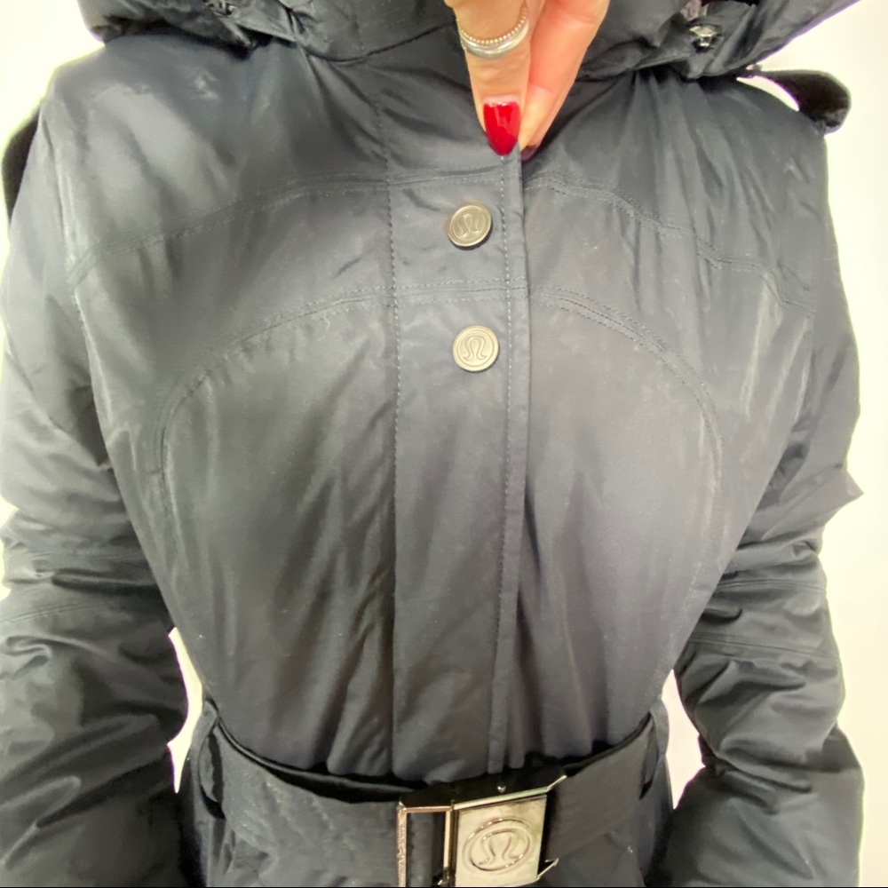 Lululemon Pinnacle Jacket Parka in Black Size 4 - Picture 7 of 16